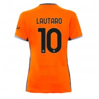 Inter Milan Lautaro Martinez #10 Replica Third Shirt Ladies 2023-24 Short Sleeve